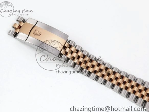 Good Copy Rolex Watches VR Brown Bracelet Best APF Edition 126231 RG 36 on FreshLook Sitck 1:1 SS DateJust Dial Jubilee 1590 904L Steel 0112